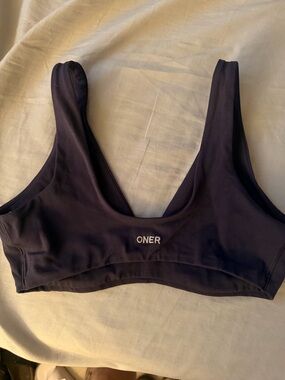 Champion Dark Navy Scoop-Back Sports Bra